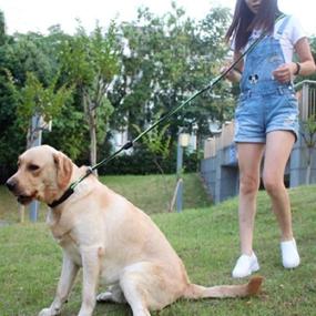 img 1 attached to Yintlilocn Dog Leashes: Strong Non-Slip Tracking/Training Leads for 🐾 Small, Medium and Large Dogs - 5FT, 10FT, 17FT, 33FT Lengths