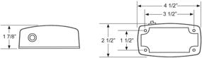 img 1 attached to Фонарик Blazer B450C с прямоугольным куполом / светильником: Улучшенная видимость с кнопкой включения / выключения