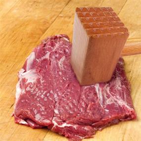 img 3 attached to Premium Quality Hardwood Tenderizer Mallet Kitchen & Dining