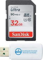 waterproof camera compatible sandisk 32gb ultra sd memory card for olympus tough tg-6, tg-5, tg-4, tg-3, tg-870 (sdsdunr-032g-gn6in) + (1) everything but stromboli sd card reader logo