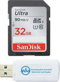 img 4 attached to Waterproof Camera Compatible SanDisk 32GB Ultra SD Memory Card for Olympus Tough TG-6, TG-5, TG-4, TG-3, TG-870 (SDSDUNR-032G-GN6IN) + (1) Everything But Stromboli SD Card Reader