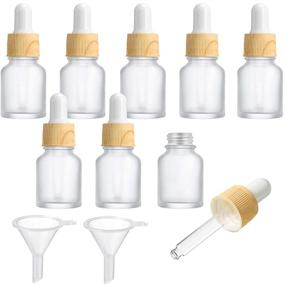 img 4 attached to Frosted Dropper Essential Cosmetic Containers Travel Accessories for Travel Bottles & Containers