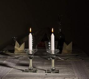 img 1 attached to Шаббатские свечи - время горения 3 часа - набор из 72 традиционных свечей Шаббата