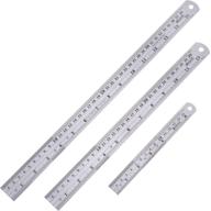 eboot stainless steel ruler: conversion, measuring, and inspection tool logo