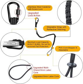 img 3 attached to 🔧 Adjustable Construction Retractable Carabiner with Enhanced Protection