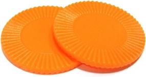 img 3 attached to 50-Piece Tube of 7/8in Orange Mini Poker Chips