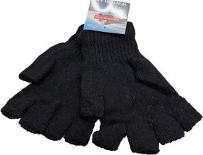img 2 attached to 🧤 Cozy Winter Stretchy Wholesale Assorted Fingerless Gloves - Stay Warm in Style!