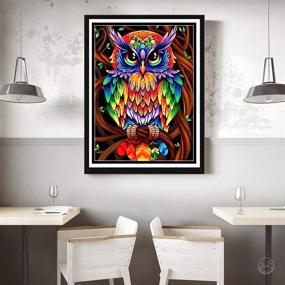 img 1 attached to 🦉 GIEAAO 5D Diamond Painting Kit Owl: Unleash Your Creativity with Stunning Diamond Art - Perfect for Home Decor!