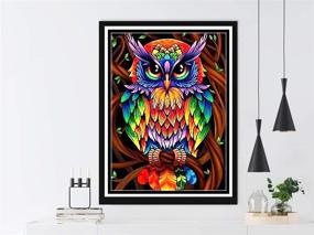 img 2 attached to 🦉 GIEAAO 5D Diamond Painting Kit Owl: Unleash Your Creativity with Stunning Diamond Art - Perfect for Home Decor!