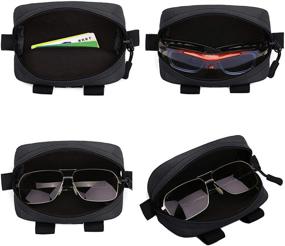img 3 attached to CamGo Tactical Sunglasses: Compact Eyewear for Men's Adventure Gear