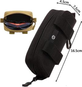 img 4 attached to CamGo Tactical Sunglasses: Compact Eyewear for Men's Adventure Gear
