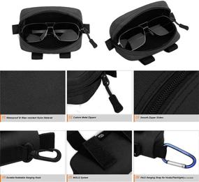 img 2 attached to CamGo Tactical Sunglasses: Compact Eyewear for Men's Adventure Gear