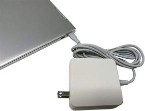 img 1 attached to 💪 Powerful GHU White USB-C Charger for Dell XPS 13 9333 9350 & XPS 12 Series - Fast Charging Solution!