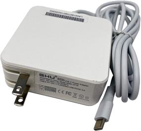 img 4 attached to 💪 Powerful GHU White USB-C Charger for Dell XPS 13 9333 9350 & XPS 12 Series - Fast Charging Solution!