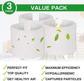 img 3 attached to 3-Pack Future Way MAF2 Humidifier Filters: Compatible with AIRCARE MA0800 & Kenmore 15408 Humidifiers