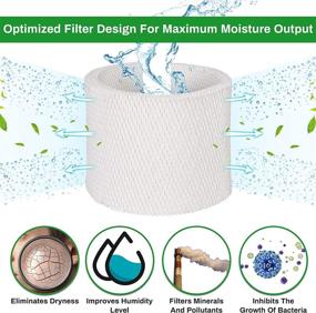 img 2 attached to 3-Pack Future Way MAF2 Humidifier Filters: Compatible with AIRCARE MA0800 & Kenmore 15408 Humidifiers