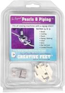 🧵 pearls machine presser by creative feet logo