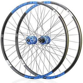 img 4 attached to 🚲 KOOZER XF2046 Classic MTB Mountain Bike Wheelset for Shimano 8-11S 26/27.5/29" Black Blue - Front & Rear Wheels