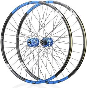 img 3 attached to 🚲 KOOZER XF2046 Classic MTB Mountain Bike Wheelset for Shimano 8-11S 26/27.5/29" Black Blue - Front & Rear Wheels