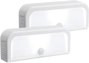 img 4 attached to 💡 Wireless Motion-Sensing Mini Stick-Anywhere LED Nightlights, Mr. Beams MB702 - Small, White, 2-Pack