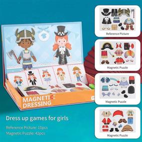 img 3 attached to Steventoys Magnetic Dress Up Educational Montessori