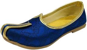 img 4 attached to Step Style Designer Punjabi Sherwani Boys' Shoes for Loafers