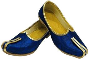 img 3 attached to Step Style Designer Punjabi Sherwani Boys' Shoes for Loafers
