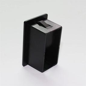 img 2 attached to X-Haibei 1-Single Rocker Switch Panel Housing - Black Plastic Switch Holder