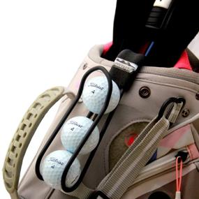 img 1 attached to 🏌️ Convenient Golf Ball Holder - Pro with Quick-Draw Release (Black): A Must-Have Golf Accessory!