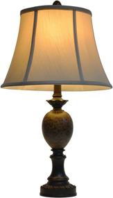 img 1 attached to 🌟 Bronze Finish Huntington Table Lamp - Decor Therapy TL7910, 25-inch