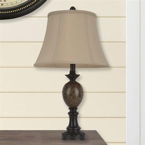 img 3 attached to 🌟 Bronze Finish Huntington Table Lamp - Decor Therapy TL7910, 25-inch