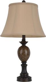 img 2 attached to 🌟 Bronze Finish Huntington Table Lamp - Decor Therapy TL7910, 25-inch