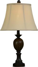 img 4 attached to 🌟 Bronze Finish Huntington Table Lamp - Decor Therapy TL7910, 25-inch