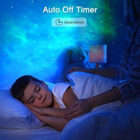 img 2 attached to Astronaut Star Projector Night Light for Kids – Ceiling Galaxy Nebula LED Light with Timer and Remote Control | Starry Lamp for Bedroom, Gaming Room, Home Theater | A Great Gift for Children and Adults