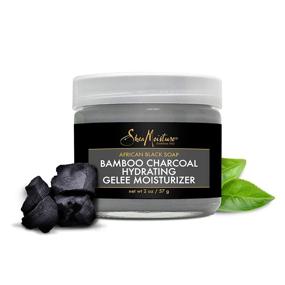 img 1 attached to SheaMoisture African Black Soap Face Moisturizer for Acne-Prone Skin, Enriched with Shea Butter, 2 oz