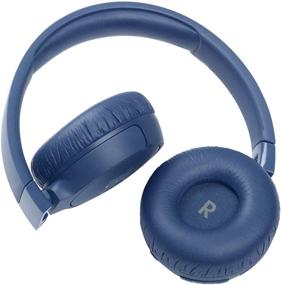 img 1 attached to Blue JBL Tune 660NC Wireless On-Ear Headphones with Active Noise Cancellation for Enhanced Audio Experience