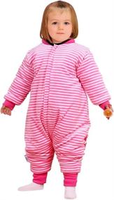 img 1 attached to 👶 Wearable Blanket with Legs, Baby Sleep Bag with Feet Winter, Sack with Sleeve Velvet Thick 3.5 TOG" - Enhanced Winter Baby Wearable Blanket with Legs and Sleeves, Velvet Sleep Sack with Feet, 3.5 TOG