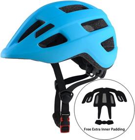 img 3 attached to Adjustable Kids Bike Helmet for Ages 2-8 Years | Lightweight Toddler Boys and Girls Helmets | Child Infant Bicycle Cycling Scooter Sports Helmet | 48-54cm Size