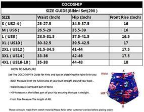 img 1 attached to COCOSHIP Womens Solids Waisted Tankinis Women's Clothing and Swimsuits & Cover Ups