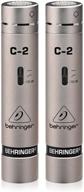 🎤 behringer c-2 matched pair studio condenser microphones logo