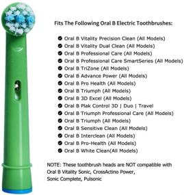 img 3 attached to Kids Toothbrush Replacement Heads for Oral-B, Extra-Soft Bristles, Fits Electric and Battery Brushes; Excludes Vitality Sonic, CrossActino Power, Sonic Complete, Pulsonics - EB-10A Compatible