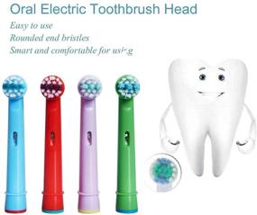 img 1 attached to Kids Toothbrush Replacement Heads for Oral-B, Extra-Soft Bristles, Fits Electric and Battery Brushes; Excludes Vitality Sonic, CrossActino Power, Sonic Complete, Pulsonics - EB-10A Compatible