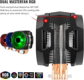 img 2 attached to Cooler Master T6PN 218PC R1 💻 CPU Cooling Solution with Enhanced Pipe Support