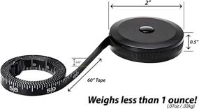 img 3 attached to Ultima Double-Scale Soft Tape Measure Set - Ideal for Sewing, Quilting, Tailoring, Body Measurement & More