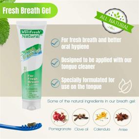 img 1 attached to 🌬️ VeriFresh Fresh Breath Kit: All-Natural Treatment for Bad Breath - Tongue Scraper & Cleaner with Cleaning Gel - Say Goodbye to Bad Breath!