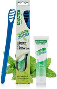 img 4 attached to 🌬️ VeriFresh Fresh Breath Kit: All-Natural Treatment for Bad Breath - Tongue Scraper & Cleaner with Cleaning Gel - Say Goodbye to Bad Breath!