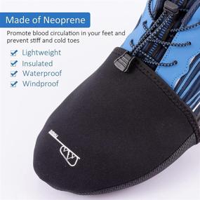 img 2 attached to Waterproof Breathable Overshoes Protectors Wear Resistant Sports & Fitness