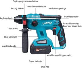 img 3 attached to Vikky Brushless Cordless Demolition Functions