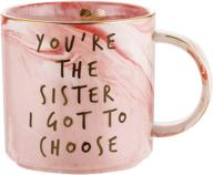 👯 soul unbiological sister: best friend birthday gift - like sisters gifts for women - funny bff friendship gift - you're the sister i chose logo