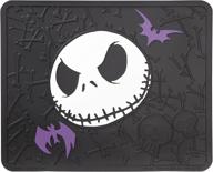 🚗 plasticolor 001182r01 nightmare before christmas nbc bones rear seat utility mat: ideal for car, truck, suv – black logo